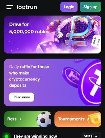 Loot RUn Casino — официальный сайт для азартных игр 623509224
